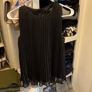 Jcrew black sleeveless blouse